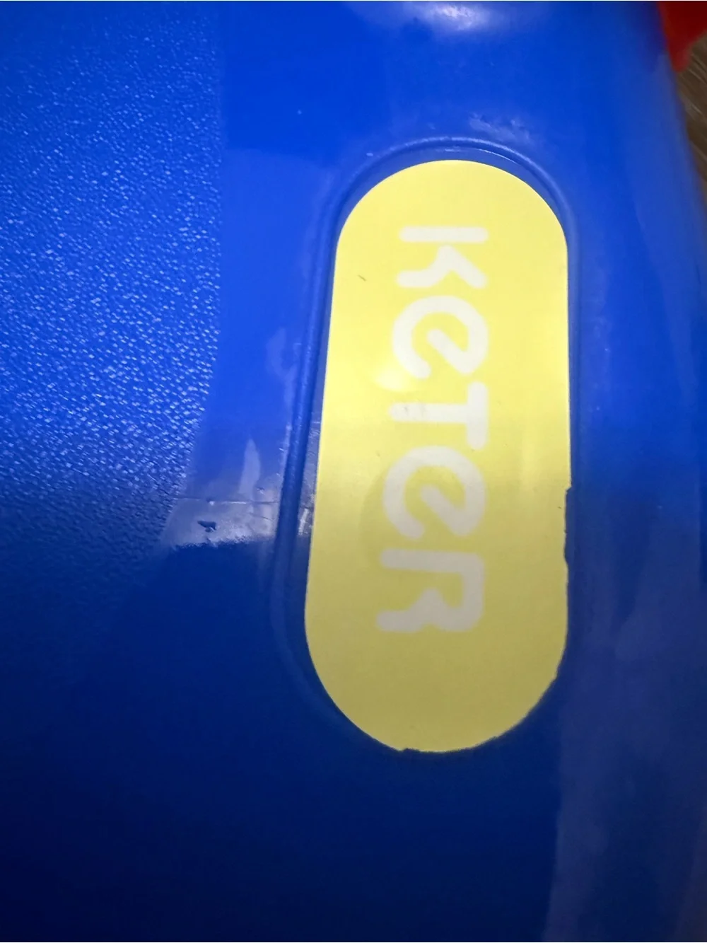 Keter Blue Baby Bath Seat Toddler Bath Ring Support Seat Non-Slip Suction Cups